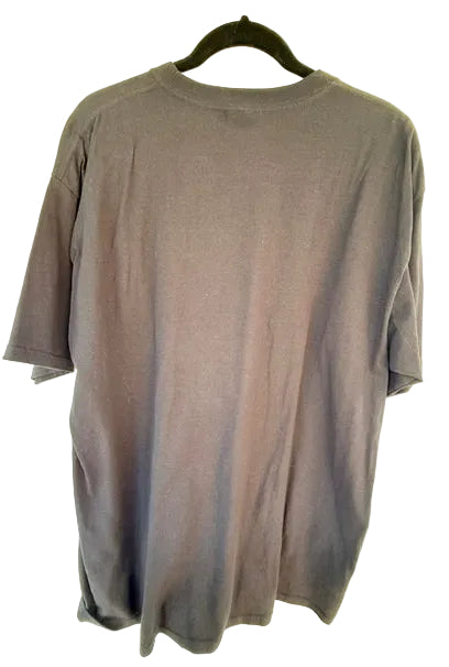 T-Shirt with Colorful Striped Sleeve and Chest Pocket
