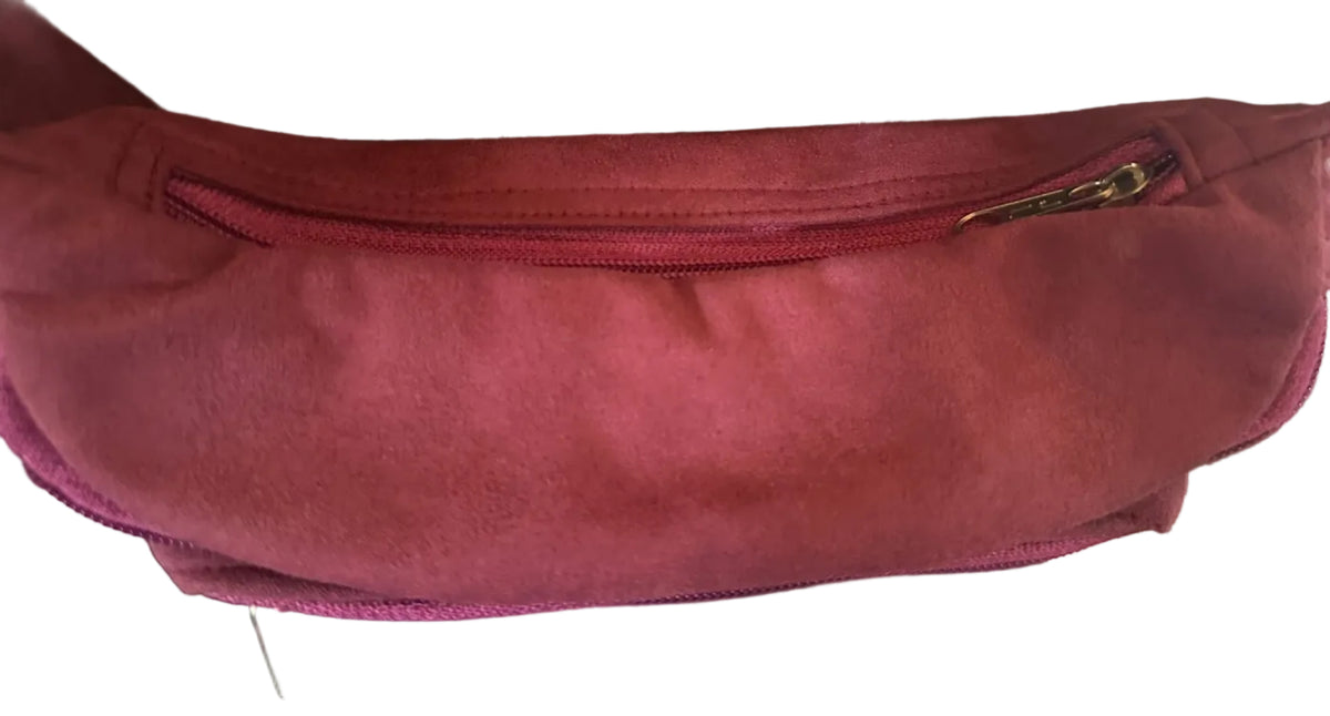Floral Embroidered Crossbody Bag with Multiple Zipper Pockets