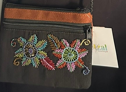 Mini  Beaded Crossbody Bag – 5 × 4 Inches