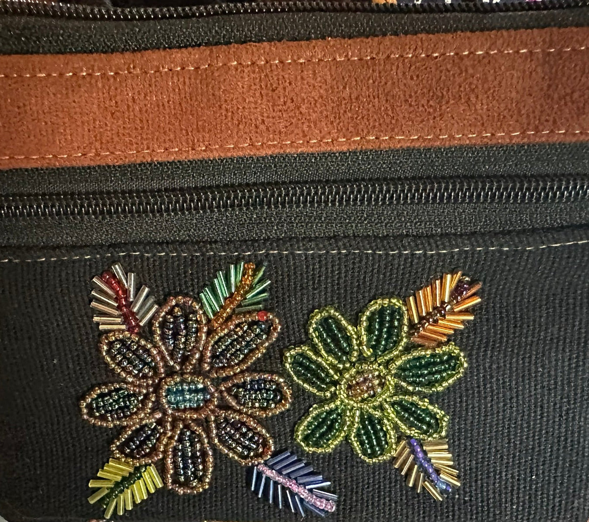Mini  Beaded Crossbody Bag – 5 × 4 Inches