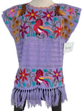 Women’s Embroidered Tunic Top – Colorful Floral