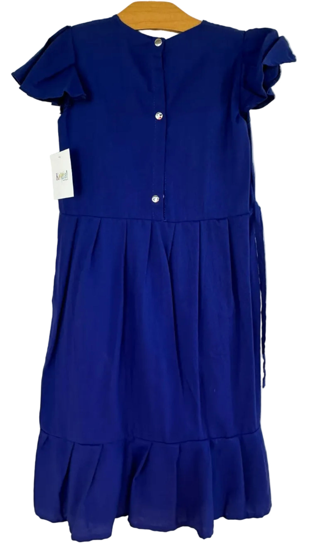 Girls’ Floral  Embroidered Dress