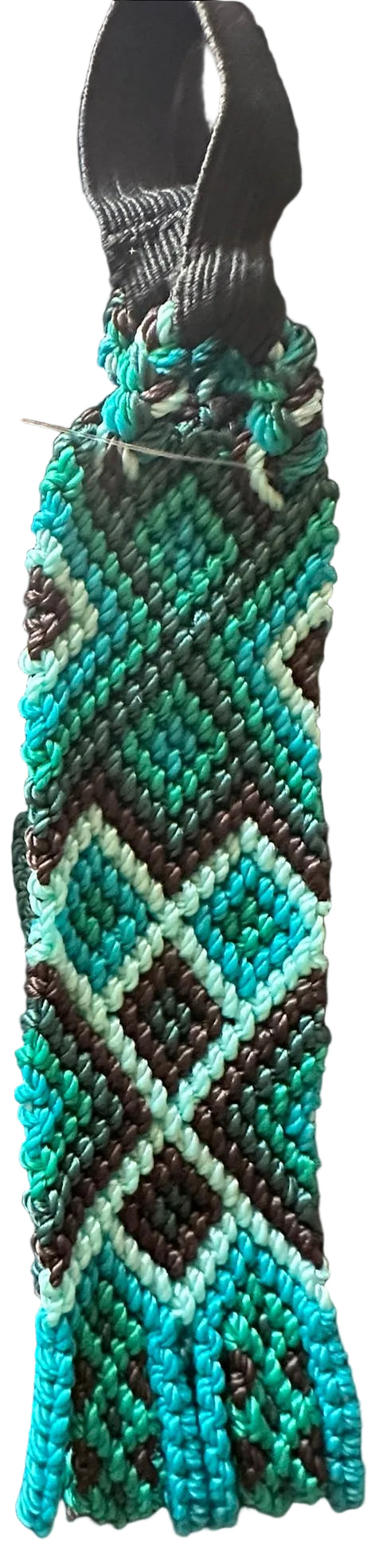 Woven Boho Headband with Elastic Back