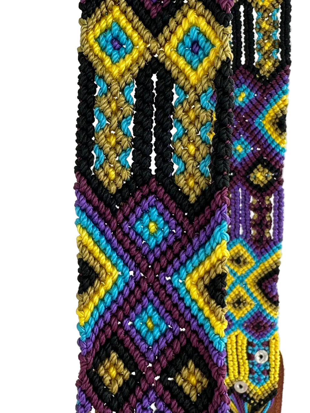 Boho Tooled Leather Crossbody Bag