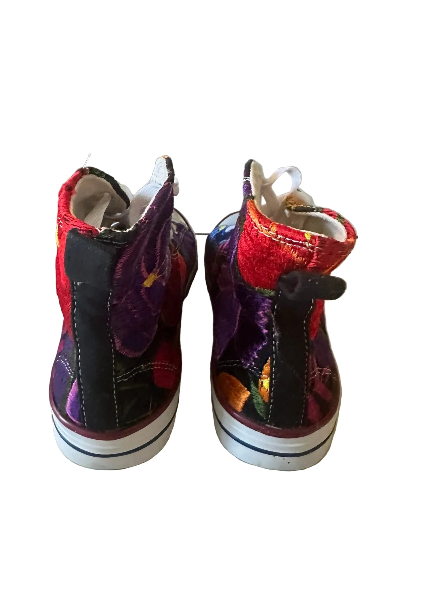 Embroidered High-Top Sneakers