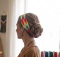 Woven Boho Headband with Elastic Back